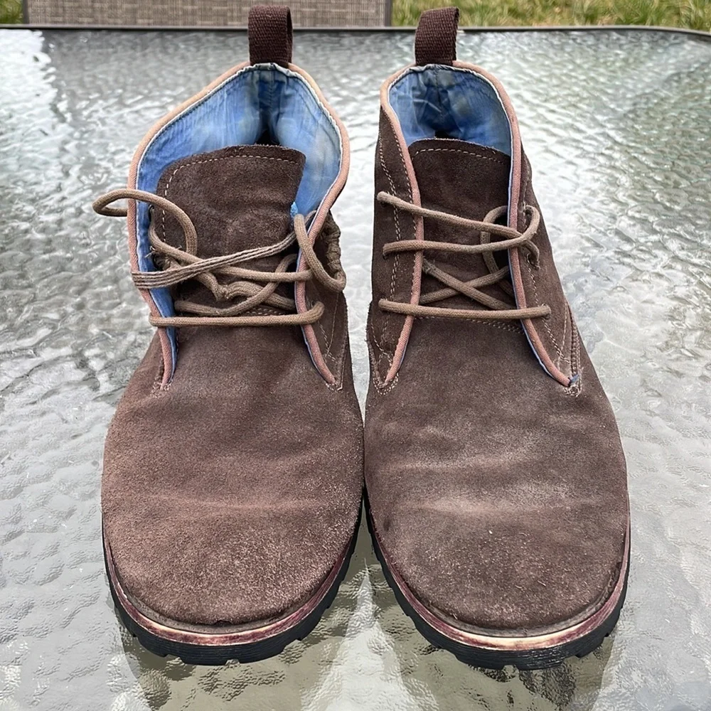 Skechers Mark Nason Harrow Chocolate Suede Chukka Ankle Boot size 11